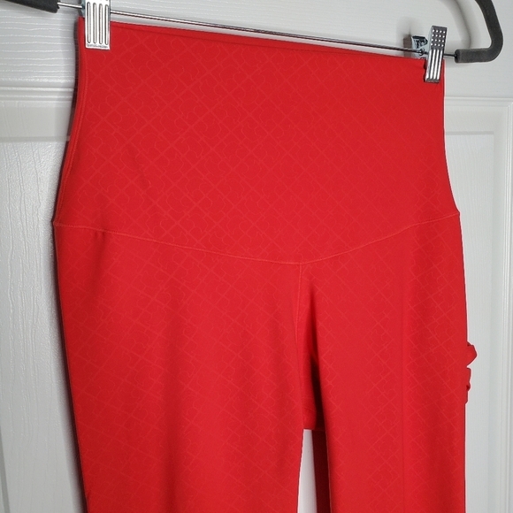 SHEFIT Boss Victorious Red High Rise Tight Leggings - Picture 4 of 9